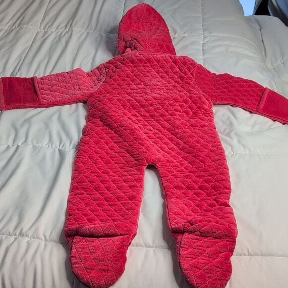 Kate Quinn 12-18 Months Pink Quilted Snow Suit Bunting, NEW - Picture 10 of 12